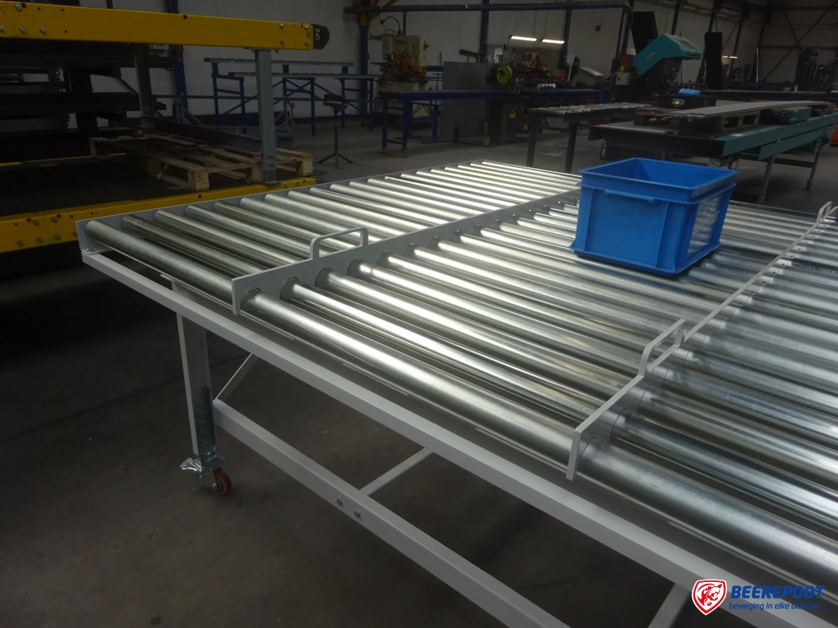 Aanvoerbanen laminop tegels